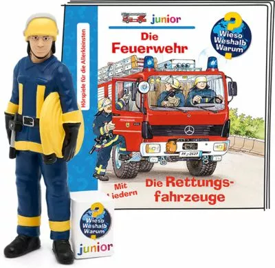 Tonies Wieso Weshalb Warum Junior - Die Feuerwehr/Die Rettungsfahrzeuge 4 Tonies Wieso Weshalb Warum Junior - Die Feuerwehr/Die Rettungsfahrzeuge – Bild 2